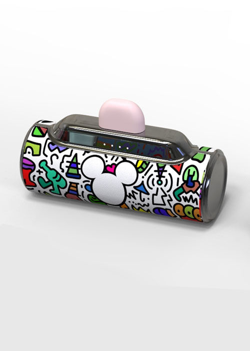 Pocket Type Kulit Power Bank 5000mAh Lebih dari 300 Kali Hidup Siklus