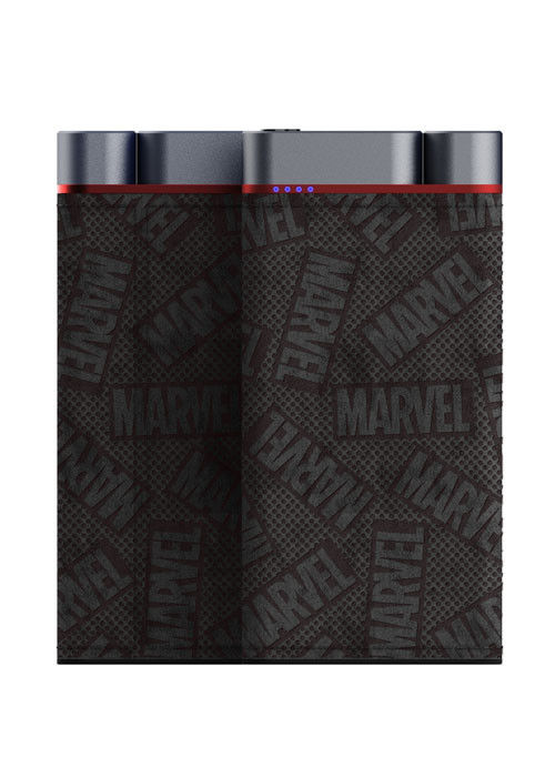 10000mAh Power Bank Metal Shell Kulit Finish 2pcs USB-A 1pc Port Tipe-C