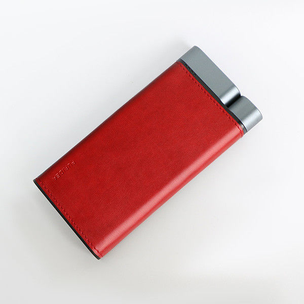 10000mAh Power Bank Metal Shell Kulit Finish 2pcs USB-A 1pc Port Tipe-C