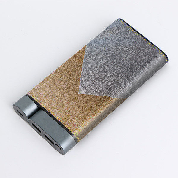 10000mAh Metal Power Bank Kulit Finish Desain Paten Tipe Lighter