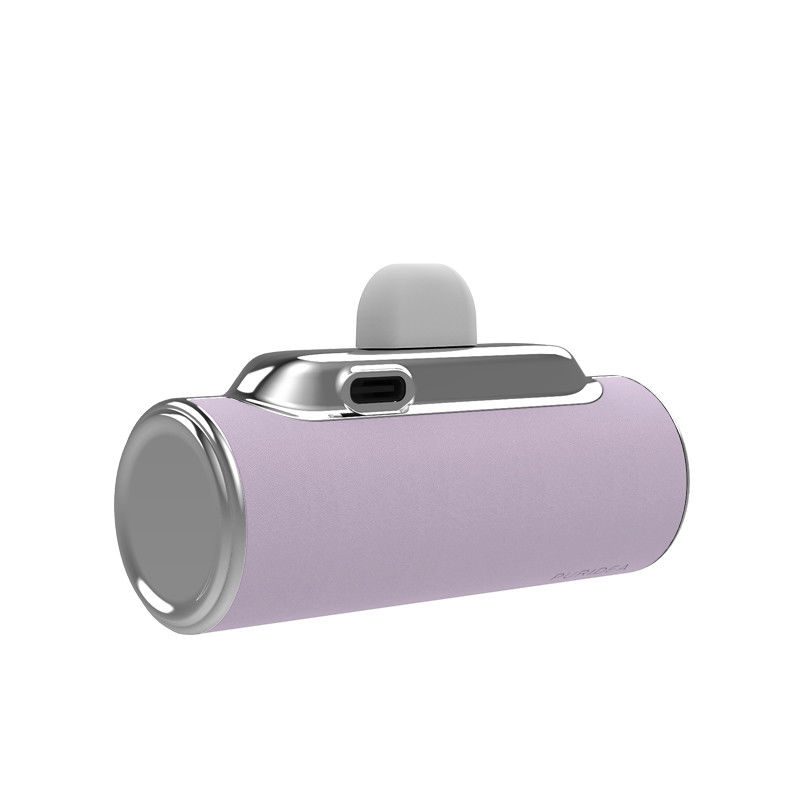 E08 Kulit Power Bank Portable Mini Dengan Fragrance Pouch / Konektor USB-C